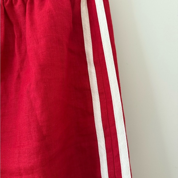 DONNI Linen Crop Stripe Pant - Picture 3 of 6